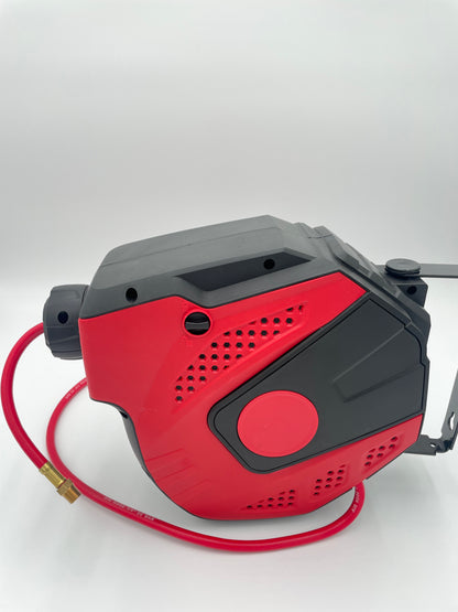 Druckluftschlauchtrommel Aufroller Automatik 15m Schlauch 1/4 18 bar