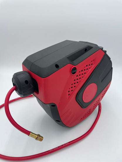 Druckluftschlauchtrommel Aufroller Automatik 15m Schlauch 1/4 18 bar