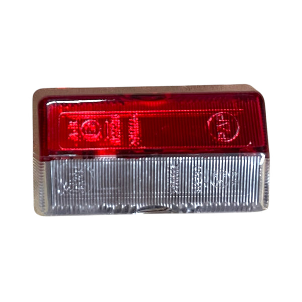 Umrissleuchte, Lichtscheibe rot/weiß