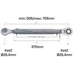 Oberlenker Kat 2-2 (24 To.) M30x3,5 / 505-705mm