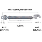 Fanghaken Oberlenker Gabelkopf  Kat 2-2 M30x3,5mm / 625-865mm (24 To.)