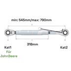 Oberlenker für John Deere Kat 1-2 M30x3,5mm / 545-790mm
