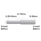 Oberlenker Stufenbolzen Kat 2-3 / 172mm Sicherungsbolzen