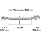 Oberlenker mit Fanghaken Kat 2-2 M30x3,5 / 795-1030mm