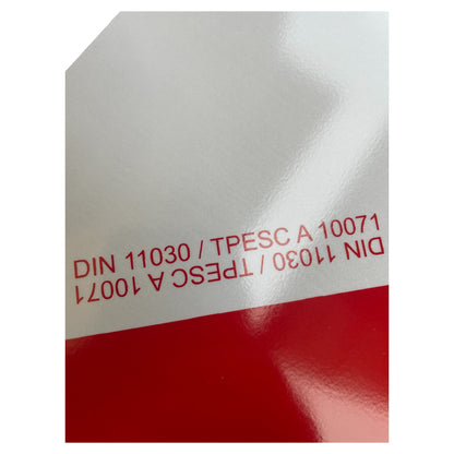 Warntafelsatz DIN 11030 2×423×423 mm LED beidseitig beleuchtet