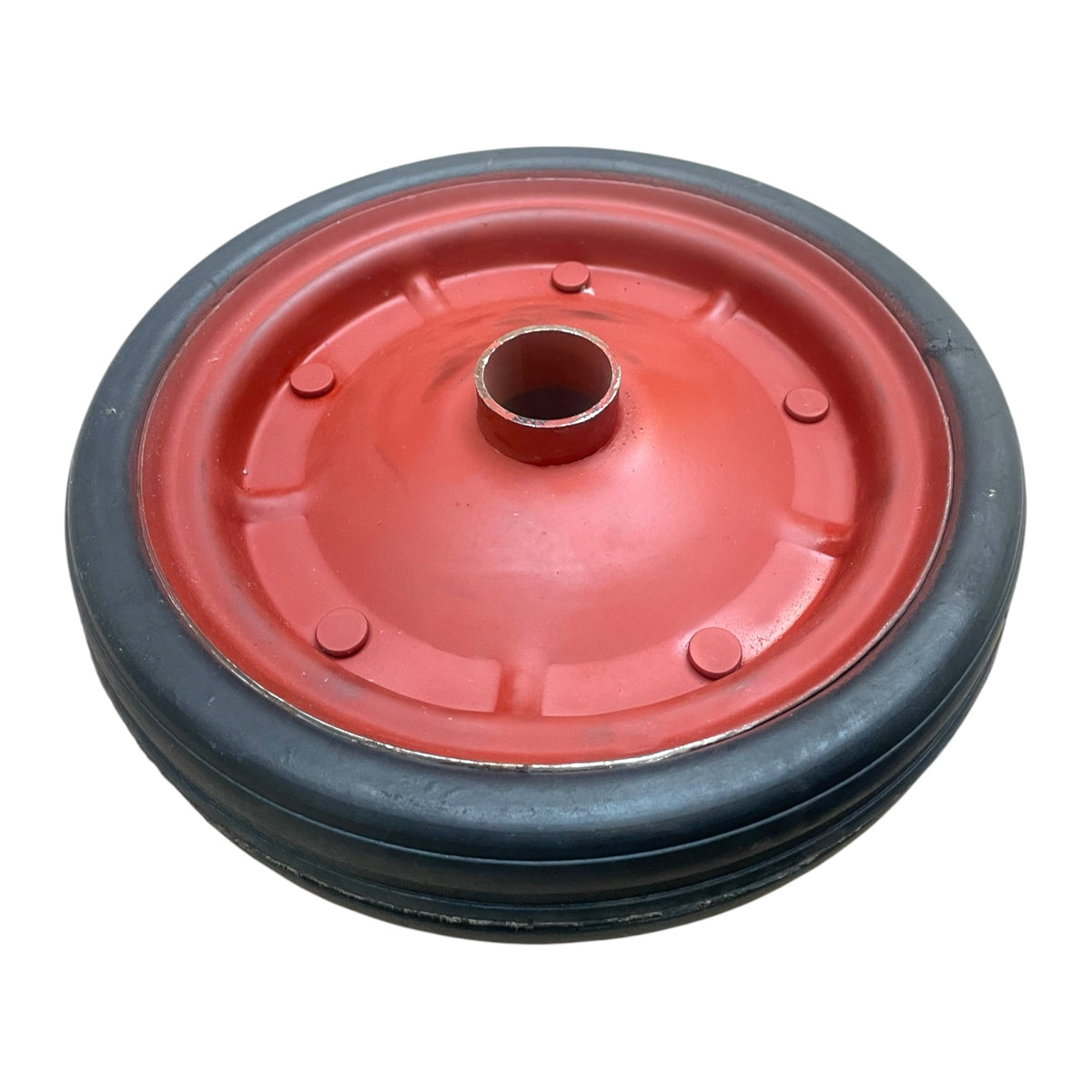 Ersatzrad Vollgummi 280x65mm auf Stahlblechfelge – für PKW-Stützrad