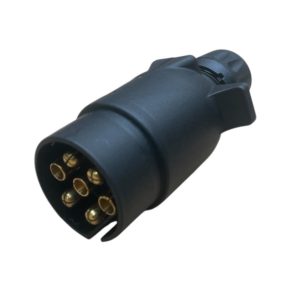 Stecker, 7-polig, Kunststoff, 12V, Ausführung S, für Anhänger