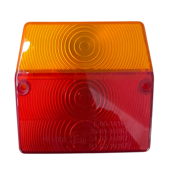 Ersatzlichtscheibe für Dreikammerleuchte Rückleuchte, orange/rot