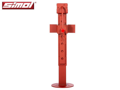 Simol 4000kg Stützfuß mit Kurbel Befestigungsplatte