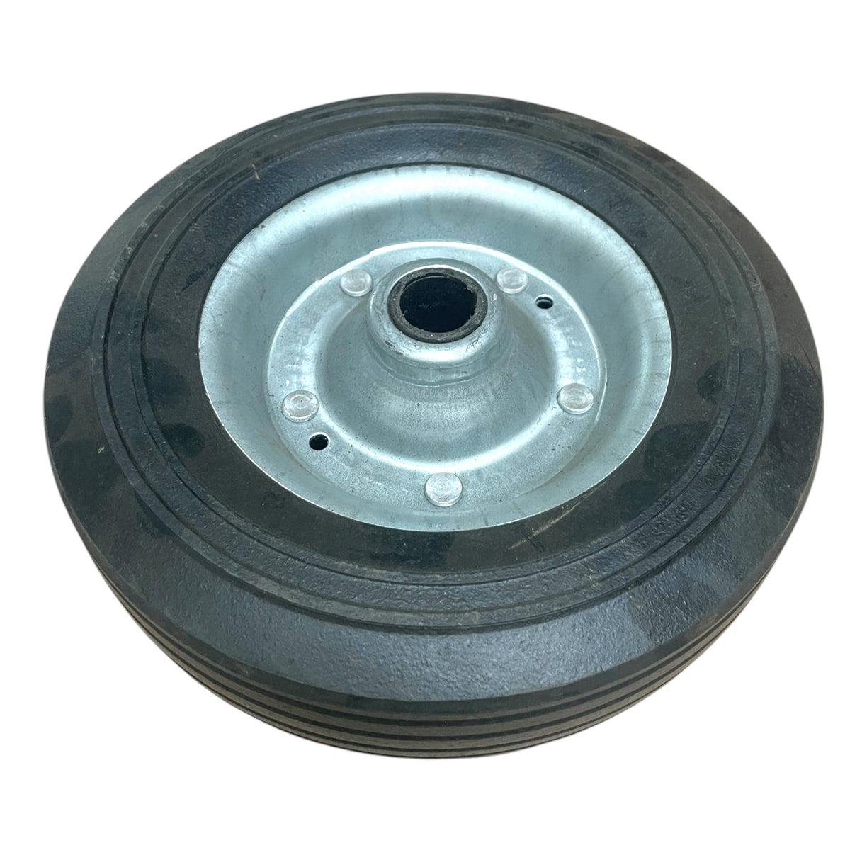 Ersatzrad Vollgummi 200x60mm auf Stahlblechfelge – für PKW-Stützrad