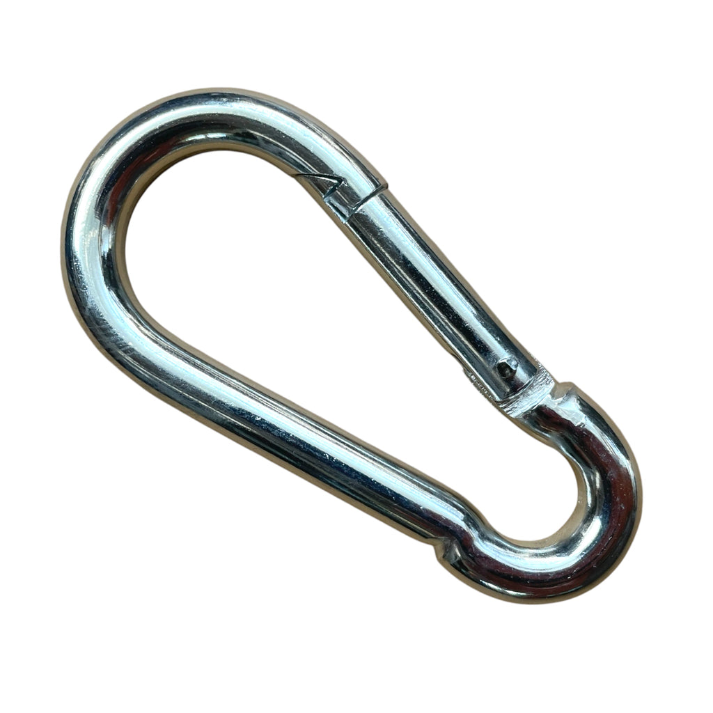 Feuerwehr-Karabinerhaken 40x4 mm, ähnl. DIN 5299 C, verzinkt