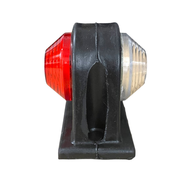 LED-Umrissleuchte 12V/24V, ca. 89,5x75,0mm, rot/weiß