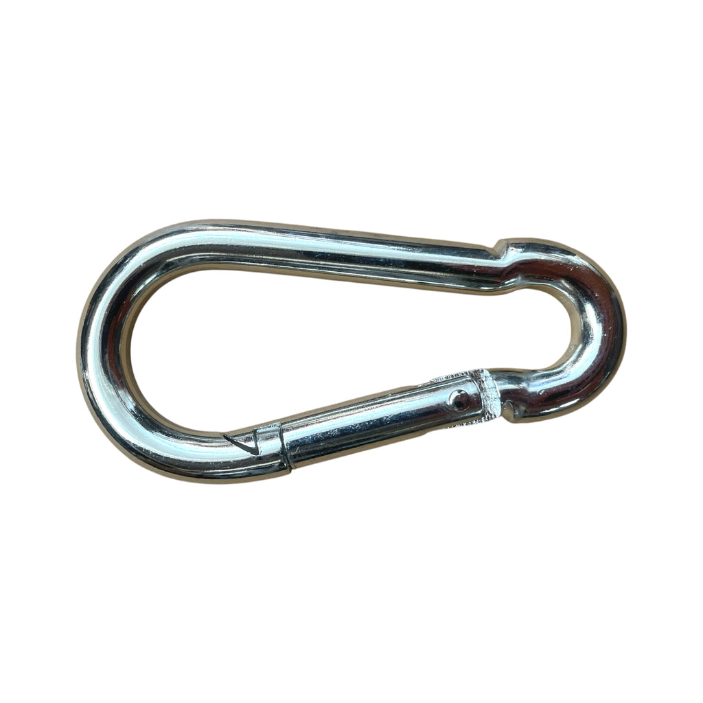 Feuerwehr-Karabinerhaken 40x4 mm, ähnl. DIN 5299 C, verzinkt
