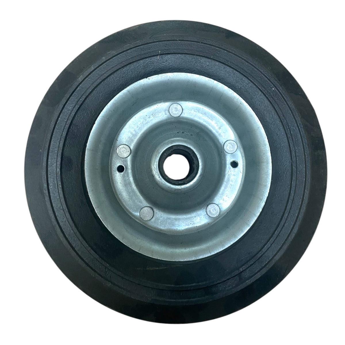 Ersatzrad Vollgummi 200x60mm auf Stahlblechfelge – für PKW-Stützrad