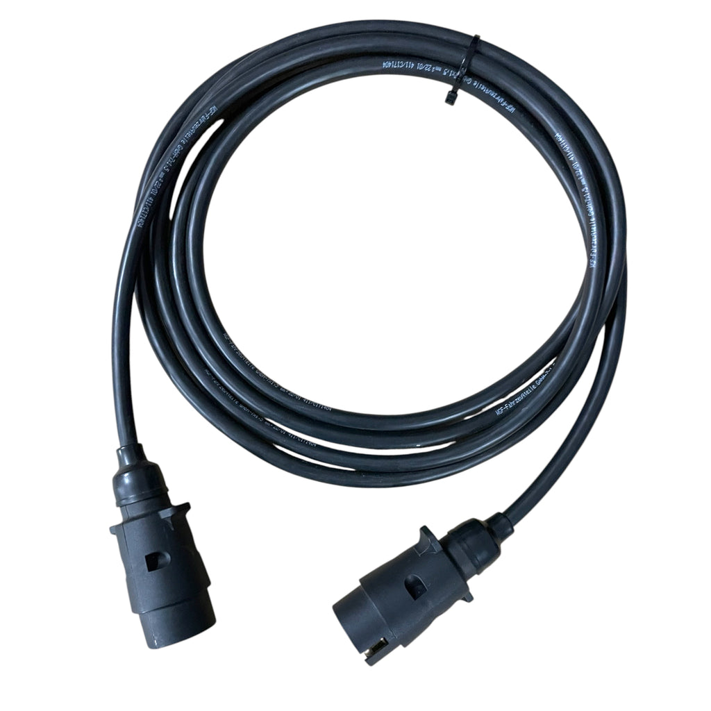 Zwischenkabel, 7-polig, Kunststoffstecker, 12V, für Anhänger