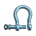 Schäkel 5/16 Zoll, geschweifte Form, 750 kg Tragfähigkeit, verzinkt