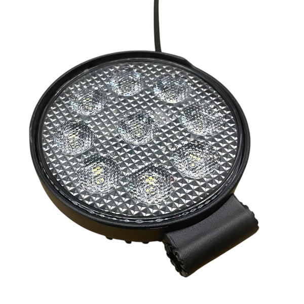 Hochleistungs-LED-Arbeitsscheinwerfer rund 24W (8x3W LEDs) Ø110mm