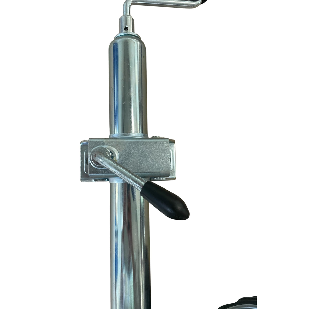 PKW-Anhänger Stützrad Ø48mm, 200x50mm, Vollgummi, 150kg, mit oder ohne Klemmhalter