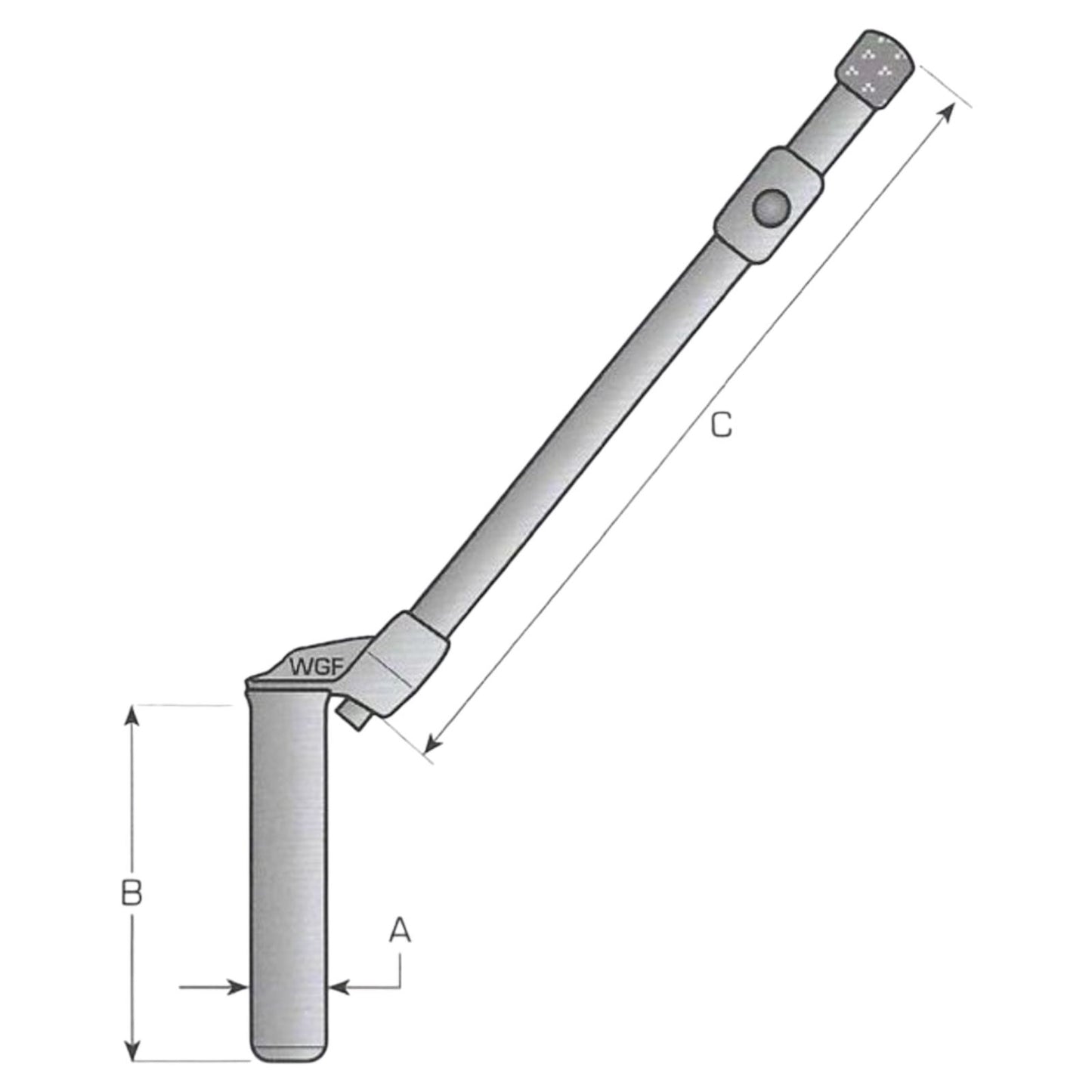 Anhängersicherungsbolzen - Gerade