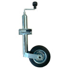 PKW-Anhänger Stützrad Ø48mm, 200x50mm, Vollgummi, 150kg, mit oder ohne Klemmhalter