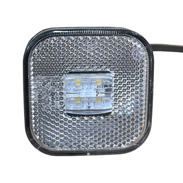 LED-Positionsleuchte weiß, quadratisch, universal (links/rechts)