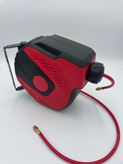 Druckluftschlauchtrommel Aufroller Automatik 15m Schlauch 1/4 18 bar