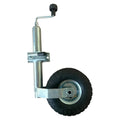 PKW-Anhänger Stützrad Ø48mm, Luftbereift 4.10/3.50-4, 150kg, mit oder ohne Klemmhalter