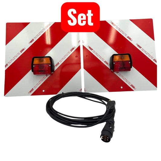 Warntafelsatz mit Beleuchtung