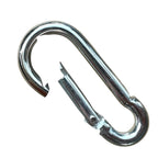 Feuerwehr-Karabinerhaken 40x4 mm, ähnl. DIN 5299 C, verzinkt