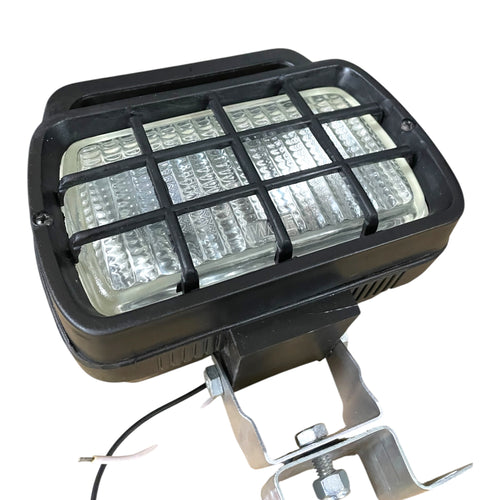 Arbeitsscheinwerfer eckig Halogen 12V/55W mit Schutzgitter