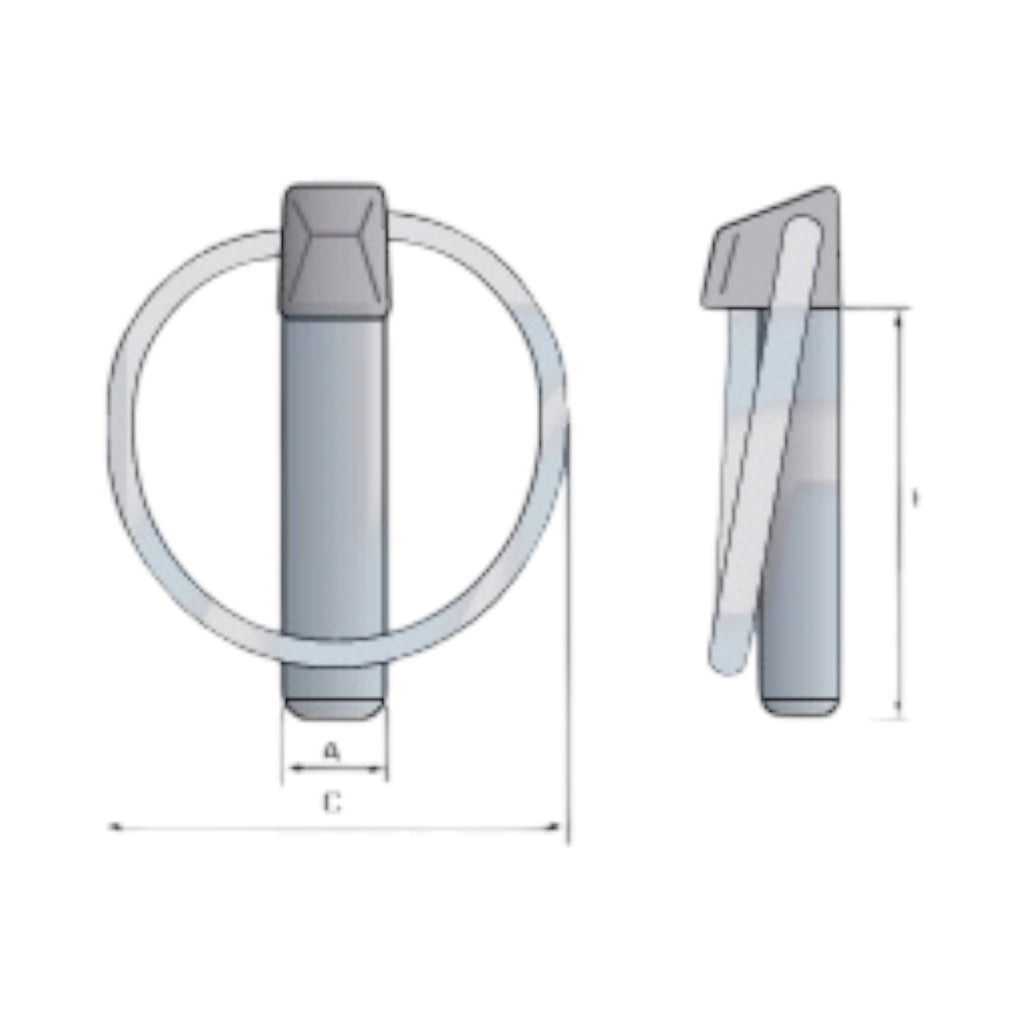 Klappstecker 8 x 41mm