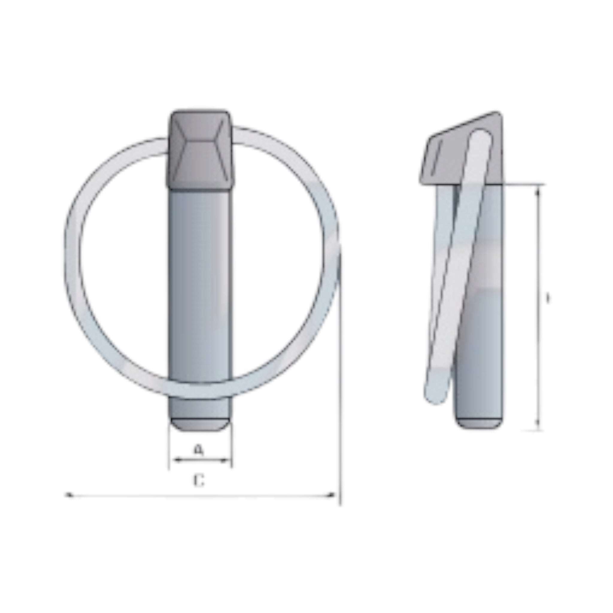 Klappstecker 8 x 41mm