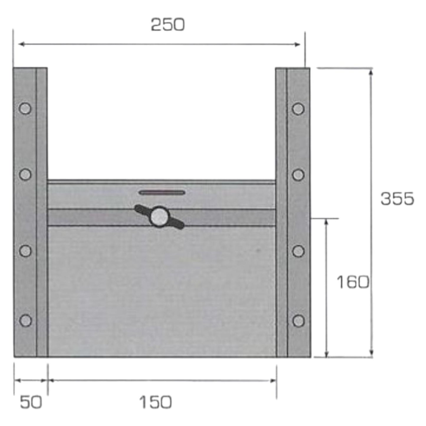 Kornschieber 250 × 350 mm