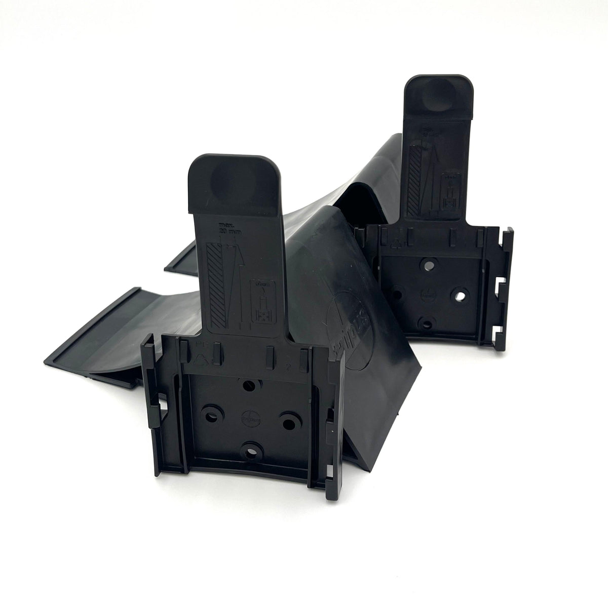 Tripus Bremskeile Set, Nenngröße 20, 2x Unterlegkeil + 2x Halter