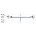 Oberlenker Kat 1-1 M30x3,5 / 1060-1310mm