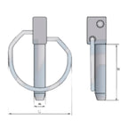 Klappstecker 4.5 x 32mm DIN 11 023