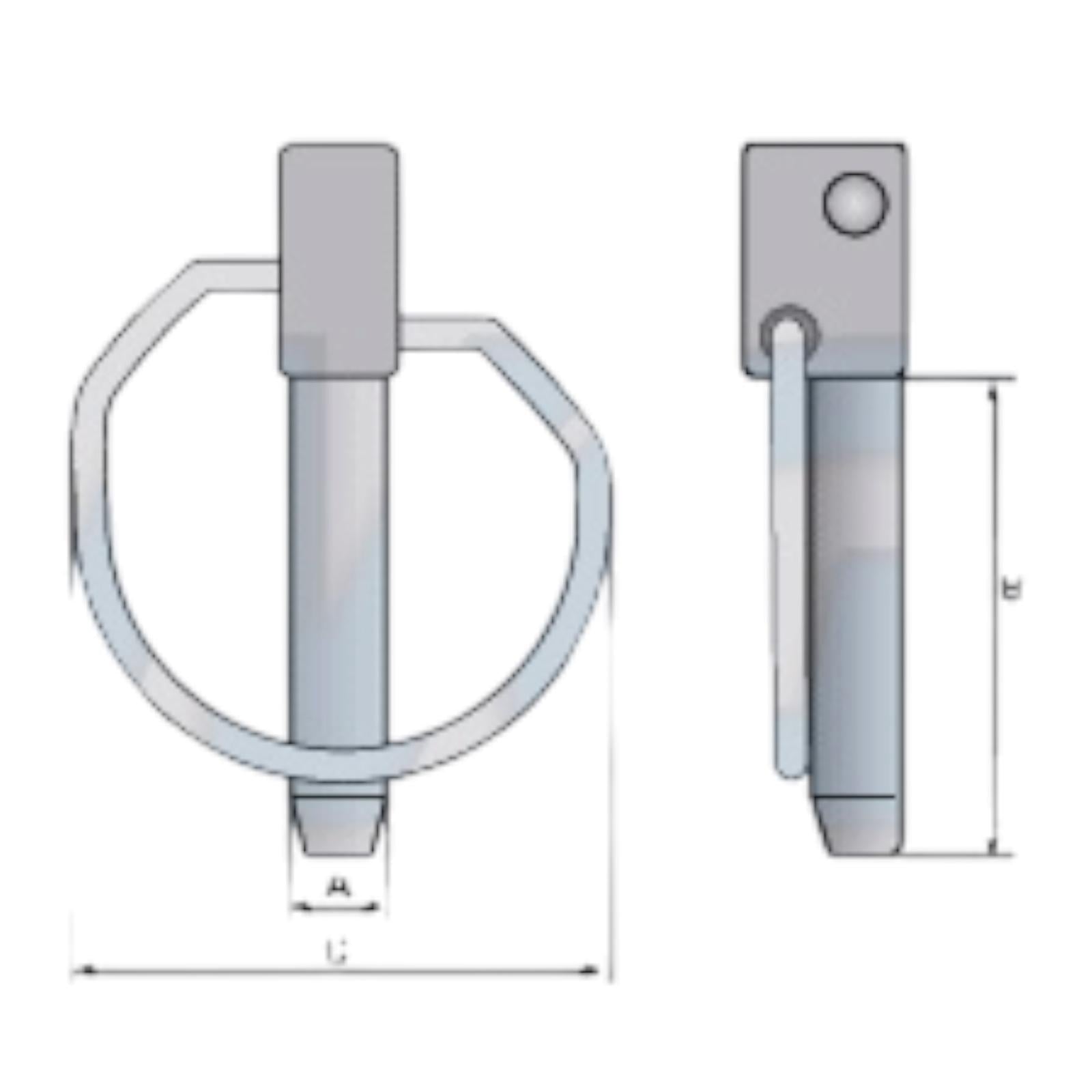 Klappstecker 4.5 x 32mm DIN 11 023