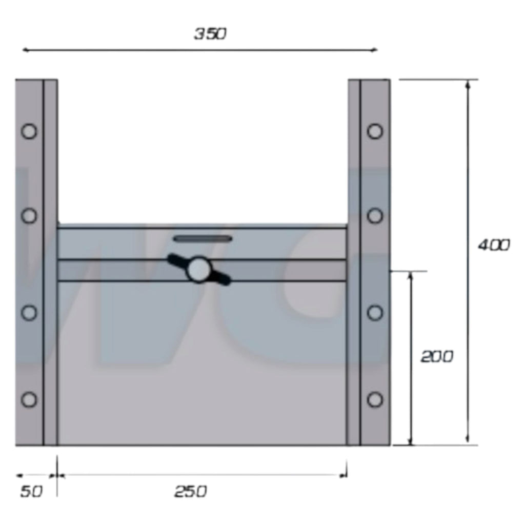 Kornschieber für Anhänger 250mm Ersatzteil