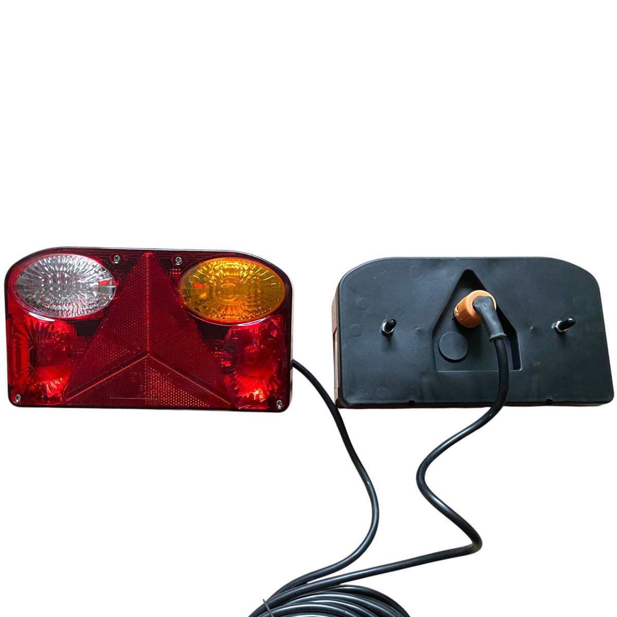 Rückleuchten für Anhänger mit 5 m Kabel 13-poligem Stecker und Bajonett-Stecksystem