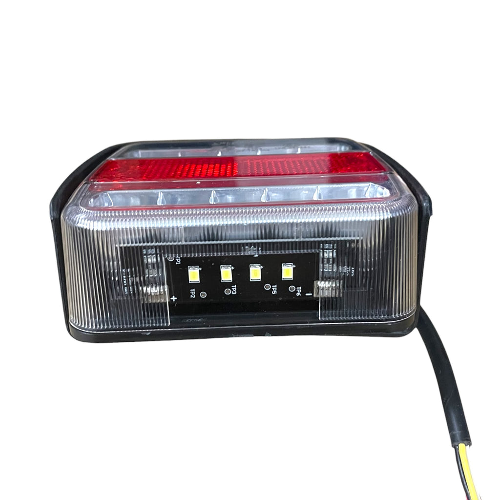 LED-Dreifunktionsleuchte Ersatzteil, mit oder ohne Kennzeichenbeleuchtung und mit oder ohne Schlagschutz