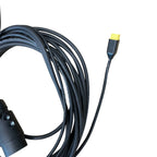 Dreifunktions-Kabelleuchte LED mit Steckdose, mit Kennzeichenhalter, 2x LED-Kammerleuchte, 2x Dreieckreflektoren an Pendelhaltern, Hauptkabel 7,5m, Zwischenkabel 2,2m