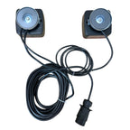 Dreifunktions-Kabelleuchte mit Magnethalterung, komplett verkabelt mit 7-poligem Stecker, Hauptkabel 7,5m, Zwischenkabel 2,2m