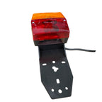 Dreifunktions-Kabelleuchte ohne Steckdose, mit Kennzeichenhalter, 2x Dreifunktionsleuchte (3-Kammer), 2x Dreieckreflektoren an Pendelhaltern, Hauptkabel 7,5m, Zwischenkabel 2,2m