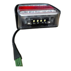 Dreifunktions-Kabelleuchte LED mit Schlagschutz, komplett verkabelt mit 7-poligem Stecker, Hauptkabel 7,5m, Zwischenkabel 2,2m