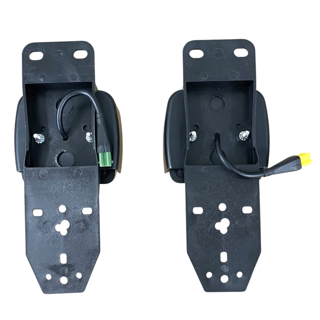 Dreifunktions-Kabelleuchte LED mit Schlagschutzgehäuse, mit Kennzeichenhalter, 2x LED-Kammerleuchte, 2x Dreieckreflektoren an Pendelhaltern, Hauptkabel 7,5m, Zwischenkabel 2,2m