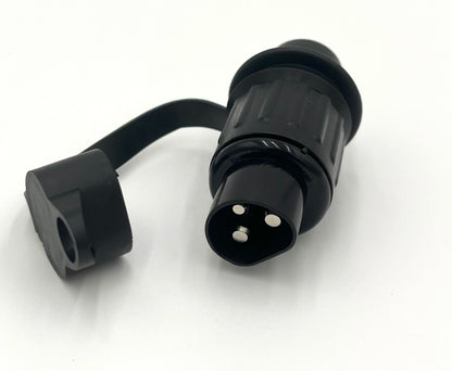 3-poliger Stecker - Steckdose