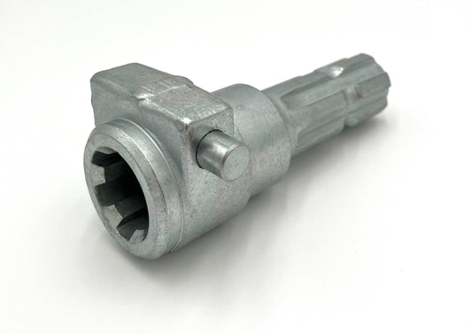 Zapfwellenverlängerung 6 Zahn Hülse auf 6 Zahn Zapfen